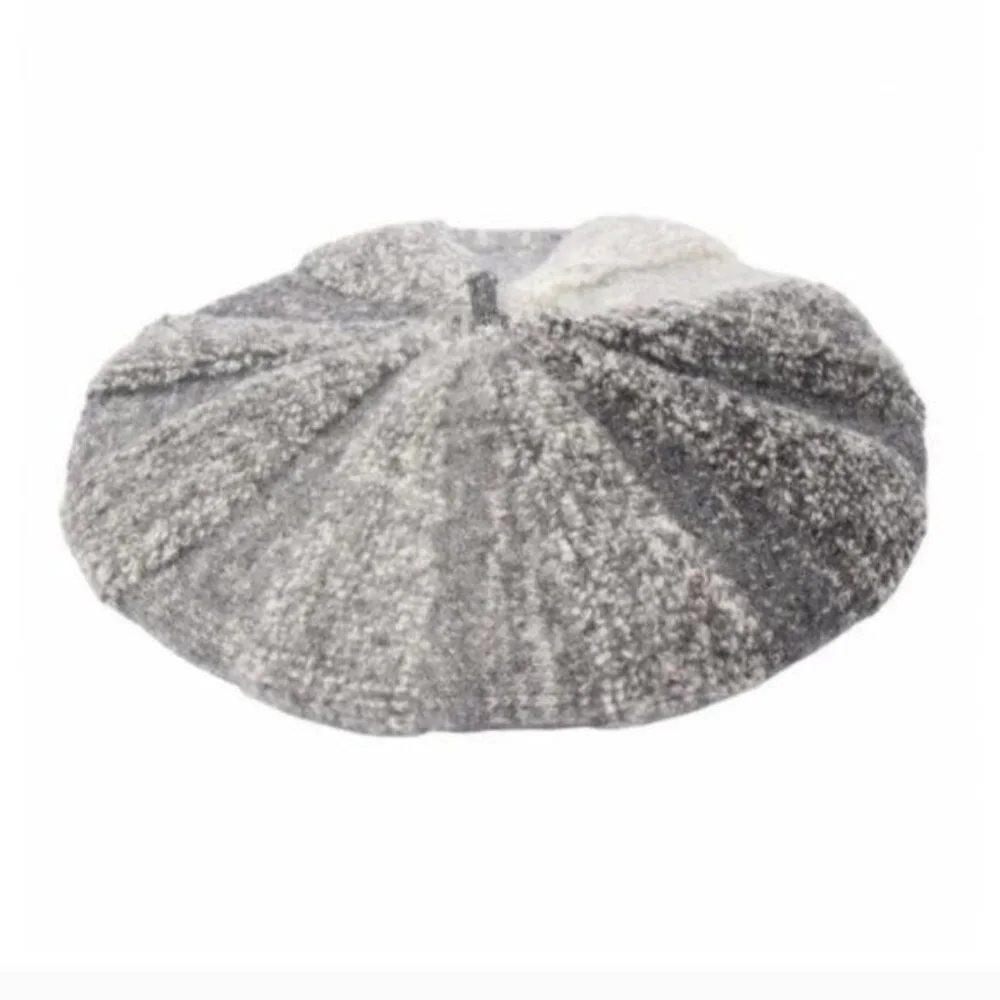 MIXED GRAY BERET HAT-NEW